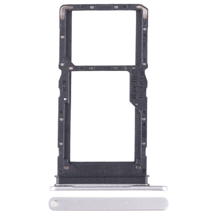 For Honor X8 5G SIM + SIM / Micro SD Card Tray (Silver) - Card Socket by PMc TechLife | Online Shopping South Africa | PMc TechLife | Buy Now Pay Later Mobicred