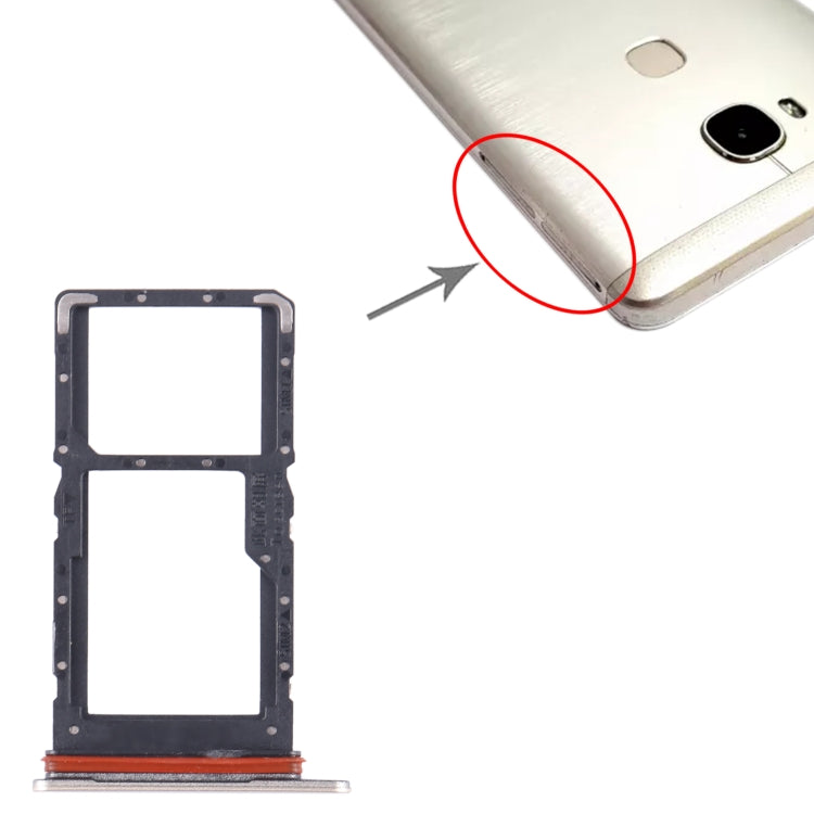 For Honor X5 SIM + SIM / Micro SD Card Tray (Gold) - Card Socket by PMC TechLife | Online Shopping South Africa | PMC TechLife