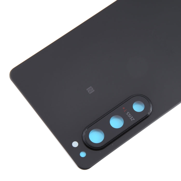 For Sony Xperia 5 IV Original Battery Back Cover with Camera Lens Cover(Black) - Back Cover by PMC TechLife | Online Shopping South Africa | PMC TechLife