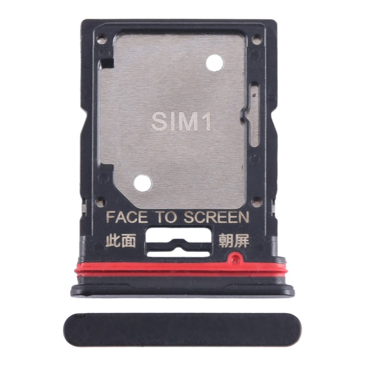 For Xiaomi Redmi Note 11T Pro SIM Card Tray + SIM Card Tray / Micro SD Card Tray (Black) - Card Tray by PMC Jewellery | Online Shopping South Africa | PMC Jewellery