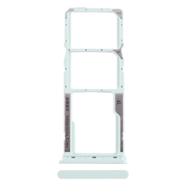 For Xiaomi Poco  C51 SIM Card Tray + SIM Card Tray + Micro SD Card Tray (Green) - Card Tray by PMC TechLife | Online Shopping South Africa | PMC TechLife