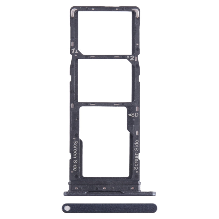 For Tecno Spark Go 2023 BF7n SIM Card Tray + SIM Card Tray + Micro SD Card Tray (Black) - Card Tray by PMC TechLife | Online Shopping South Africa | PMC TechLife