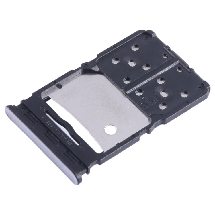 For Tecno Camon 20 Pro SIM Card Tray + Micro SD Card Tray (Silver) - Card Tray by PMC TechLife | Online Shopping South Africa | PMC TechLife
