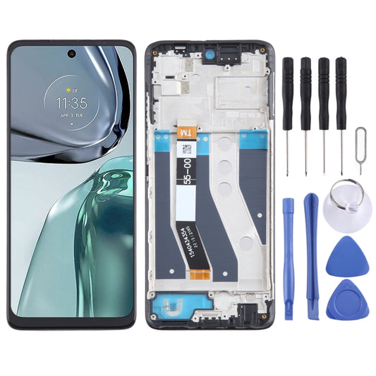 For Motorola Moto G62 India OEM LCD Screen Digitizer Full Assembly With Frame - LCD Screen by PMC Jewellery | Online Shopping South Africa | PMC Jewellery