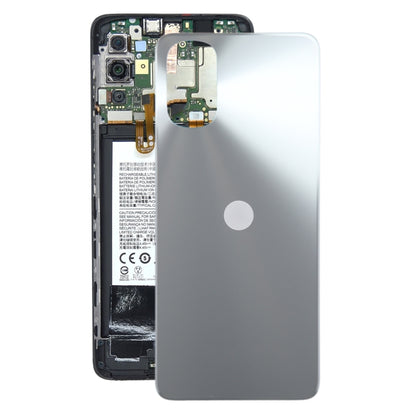 For Motorola Moto E32 Original Battery Back Cover(Silver) - Back Cover by PMC Jewellery | Online Shopping South Africa | PMC Jewellery