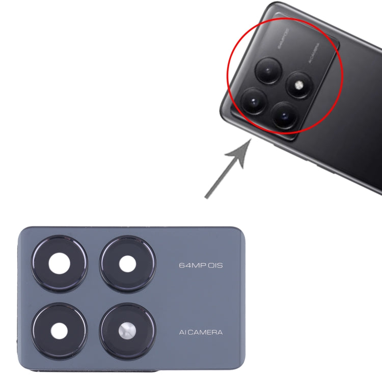 For Xiaomi Redmi K70E Camera Lens Cover (Black) - Camera by PMC TechLife | Online Shopping South Africa | PMC TechLife