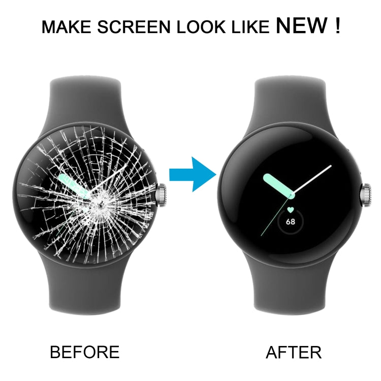 For Google Pixel Watch GWT9R/GBZ4S/GQF4C Original Front Screen Outer Glass Lens - Other by PMC TechLife | Online Shopping South Africa | PMC TechLife | Buy Now Pay Later Mobicred
