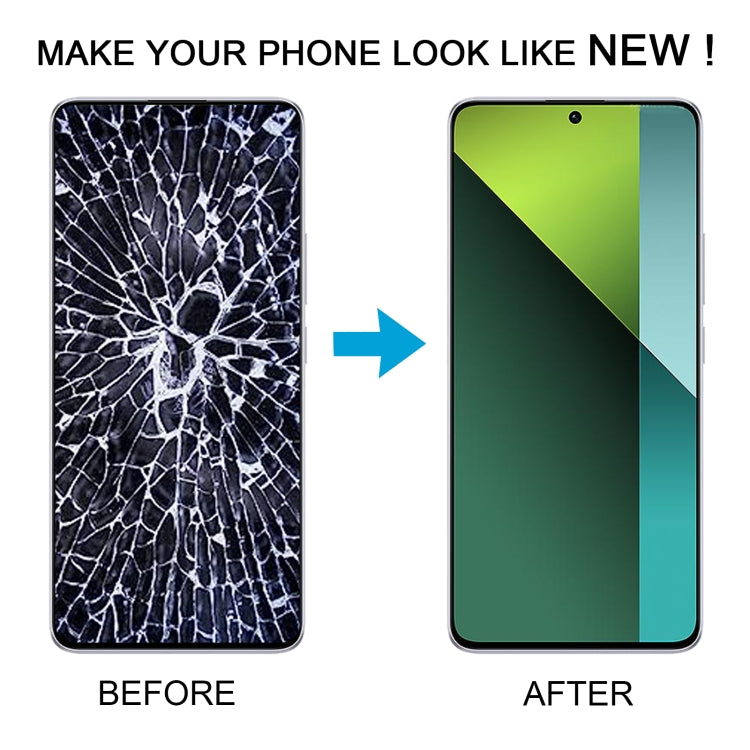 For Xiaomi Redmi Note 13 Pro 5G Original AMOLED Material LCD Screen Digitizer Full Assembly with Frame (Blue) - LCD Screen by PMC TechLife | Online Shopping South Africa | PMC TechLife