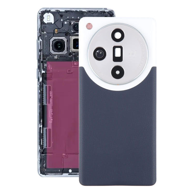 For OPPO Find X7 Original Battery Back Cover with Camera Lens Cover(Blue) - Back Cover by PMC Jewellery | Online Shopping South Africa | PMC Jewellery