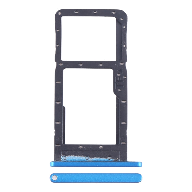 For Alcatel 1SE 2020 5030 SIM Card Tray + Micro SD Card Tray (Blue) - Card Tray by PMC Jewellery | Online Shopping South Africa | PMC Jewellery | Buy Now Pay Later Mobicred