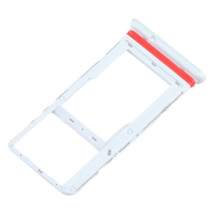 For Alcatel 1T 10 inch 2020 8091 SIM Card Tray + Micro SD Card Tray (White) - For TCL by PMC Jewellery | Online Shopping South Africa | PMC Jewellery | Buy Now Pay Later Mobicred