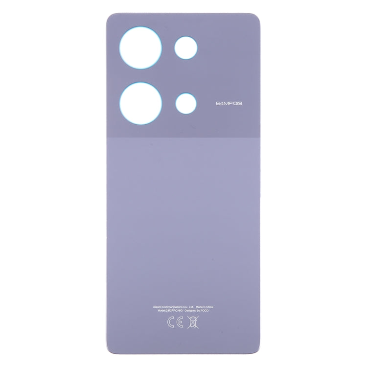 For Xiaomi Poco M6 Pro 4G Original Battery Back Cover(Purple) - Back Cover by PMC Jewellery | Online Shopping South Africa | PMC Jewellery | Buy Now Pay Later Mobicred