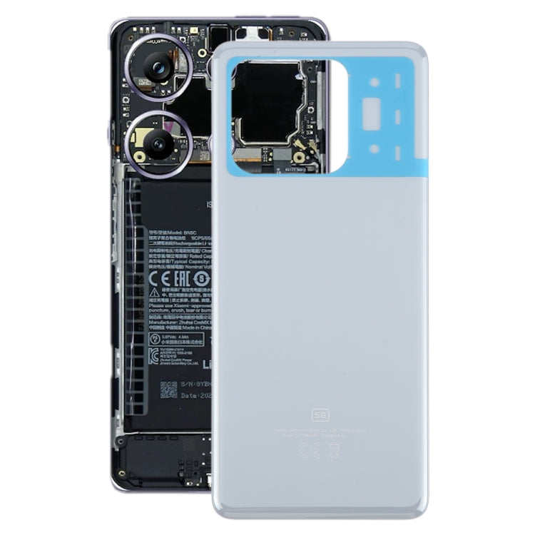 For Xiaomi Poco X6 Pro 5G Original Battery Back Cover(Gray) - Back Cover by PMC Jewellery | Online Shopping South Africa | PMC Jewellery | Buy Now Pay Later Mobicred