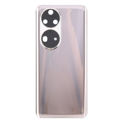 For Huawei P50 Pro Battery Back Cover with Camera Lens(Gold) - Back Cover by PMC Jewellery | Online Shopping South Africa | PMC Jewellery | Buy Now Pay Later Mobicred