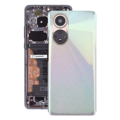 For Honor 50 Battery Back Cover with Camera Lens(Silver) - Back Cover by PMC Jewellery | Online Shopping South Africa | PMC Jewellery | Buy Now Pay Later Mobicred