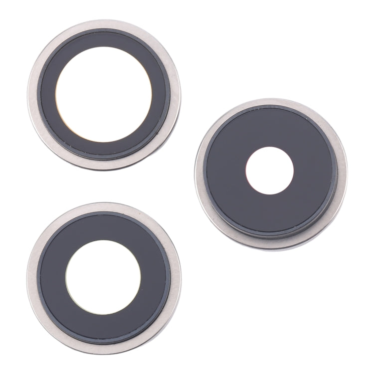 For iPhone 16 Pro 3pcs/Set Original Camera Lens Cover (White) - Camera Series by PMC Jewellery | Online Shopping South Africa | PMC Jewellery | Buy Now Pay Later Mobicred