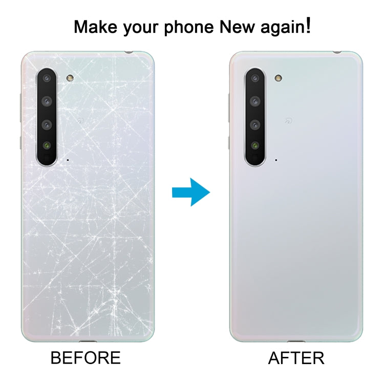 For Sharp Aquos R5G Original Battery Back Cover(Blue) - For Sharp by PMC TechLife | Online Shopping South Africa | PMC TechLife | Buy Now Pay Later Mobicred