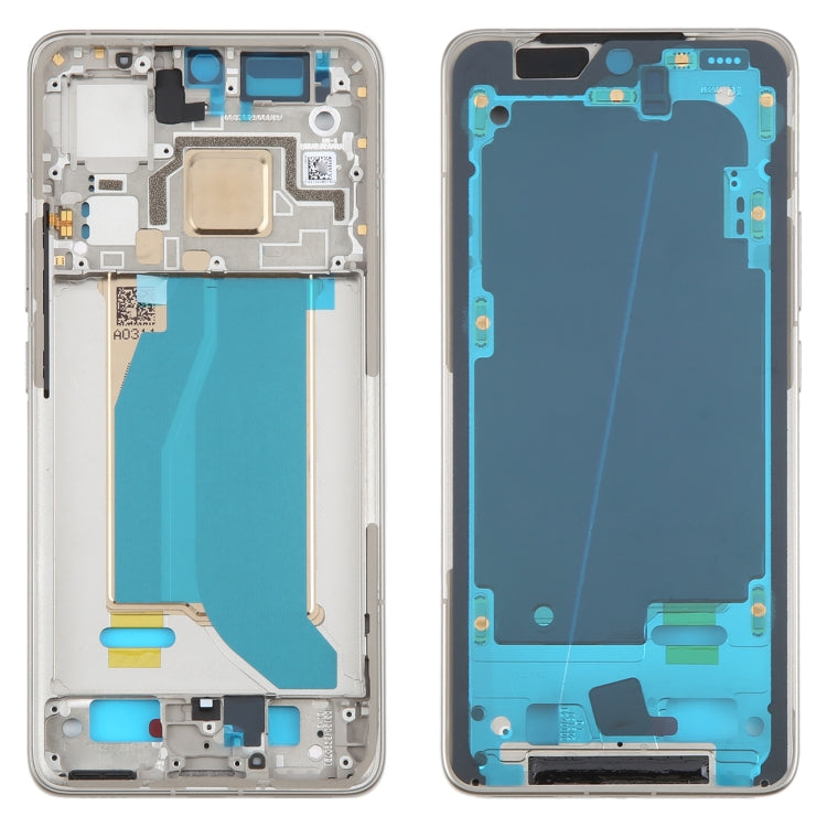 For Xiaomi 14T Pro Original Middle Frame Bezel Plate (Gold) - Frame Bezel Plate by PMC TechLife | Online Shopping South Africa | PMC TechLife | Buy Now Pay Later Mobicred