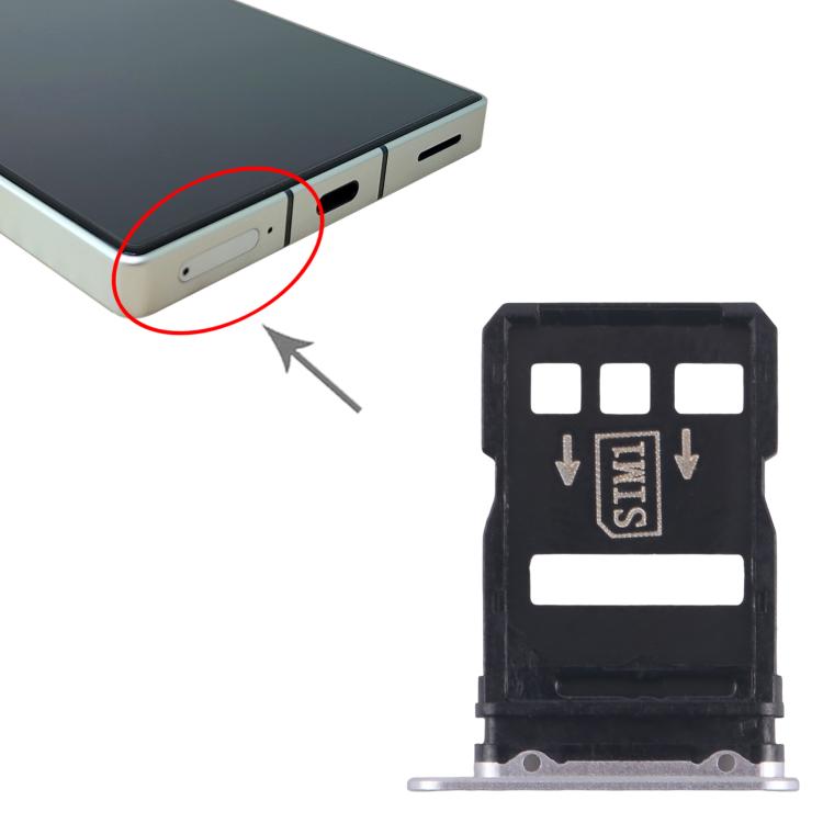 For ZTE nubia RedMagic 8 Pro+ SIM Card Tray + SIM Card Tray (Silver) - free shipping - PMc TechLife - Order now!