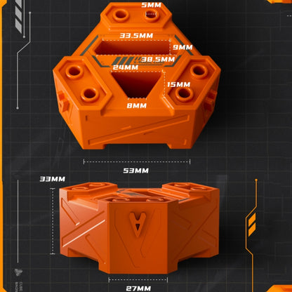 JAKEMY JM-Z21 Cube Shaped Screwdriver Magnetizer/Demagnetizer (Orange) - Magnetizer Demagnetizer Tool by JAKEMY | Online Shopping South Africa | PMC Jewellery