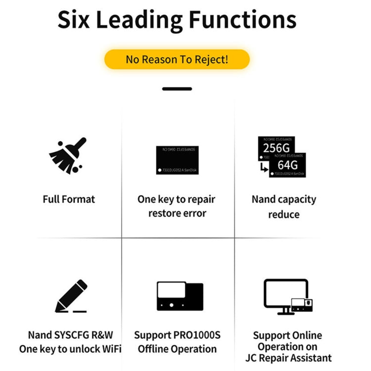 JC BGA110 Nand Module For iPhone 8 ~ 11 Pro Max - free shipping - PMC TechLife - Order now!