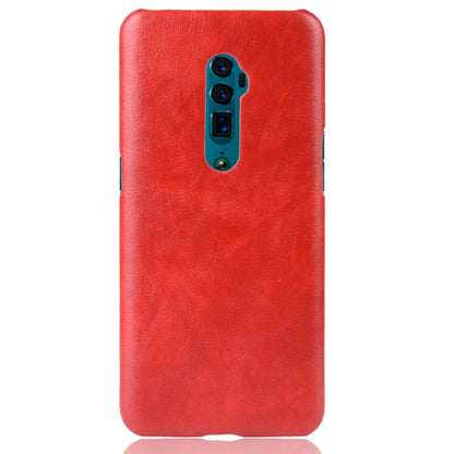 Shockproof Litchi Texture PC + PU Case For Oppo Reno 10x zoom(Red) - OPPO Cases by PMC Jewellery | Online Shopping South Africa | PMC Jewellery