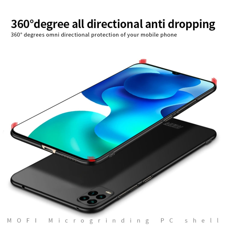 For Xiaomi Mi 10 Lite MOFI Frosted PC Ultra-thin Hard Case(Red) - Xiaomi Cases by MOFI | Online Shopping South Africa | PMC TechLife