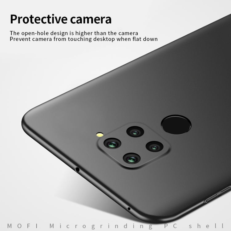 For Xiaomi Redmi 10X 4G MOFI Frosted PC Ultra-thin Hard Case(Black) - Xiaomi Cases by MOFI | Online Shopping South Africa | PMC TechLife | Buy Now Pay Later Mobicred