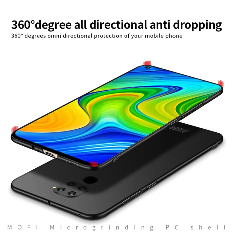 For Xiaomi Redmi 10X 4G MOFI Frosted PC Ultra-thin Hard Case(Black) - Xiaomi Cases by MOFI | Online Shopping South Africa | PMC TechLife | Buy Now Pay Later Mobicred