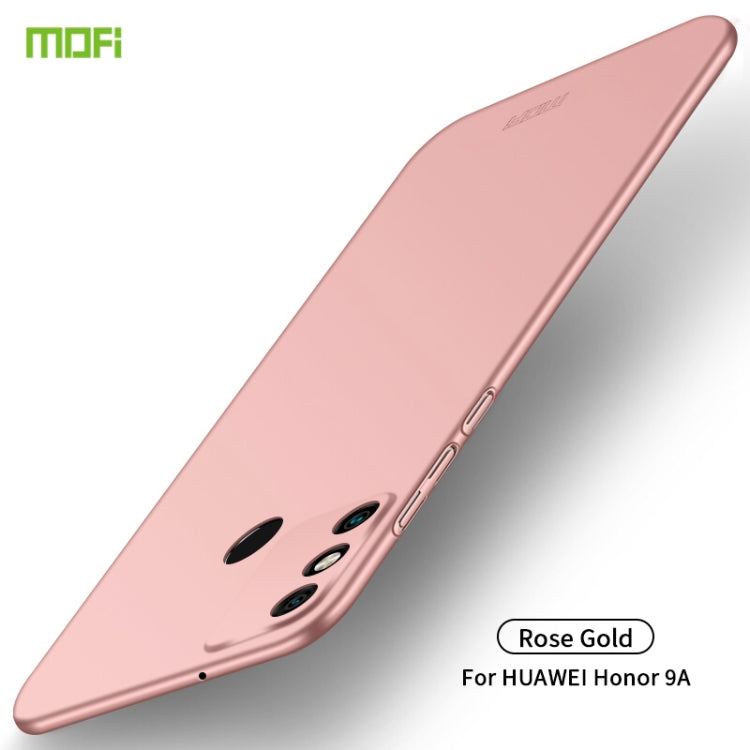 For Huawei Honor 9A MOFI Frosted PC Ultra-thin Hard Case(Rose gold) - free shipping - PMC TechLife - Order now!