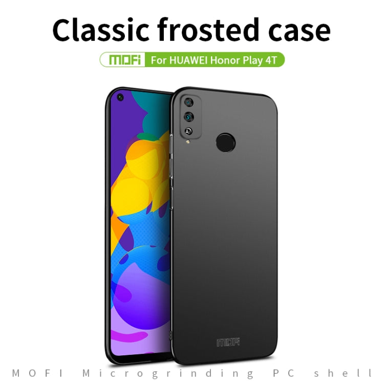 For Huawei Honor Play 4T MOFI Frosted PC Ultra-thin Hard Case(Blue) - Honor Cases by MOFI | Online Shopping South Africa | PMC Jewellery