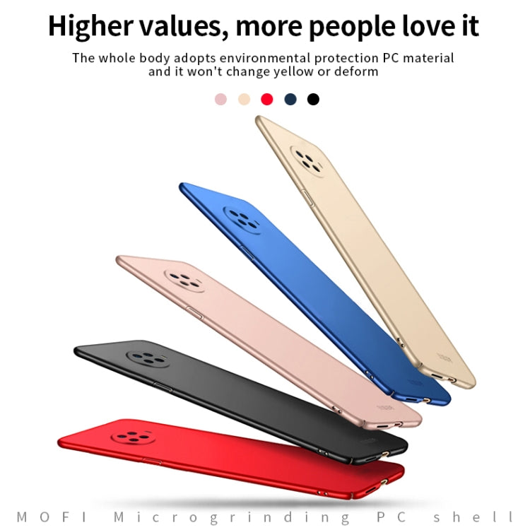 For OPPO Ace2 MOFI Frosted PC Ultra-thin Hard Case(Blue) - OPPO Cases by MOFI | Online Shopping South Africa | PMC TechLife
