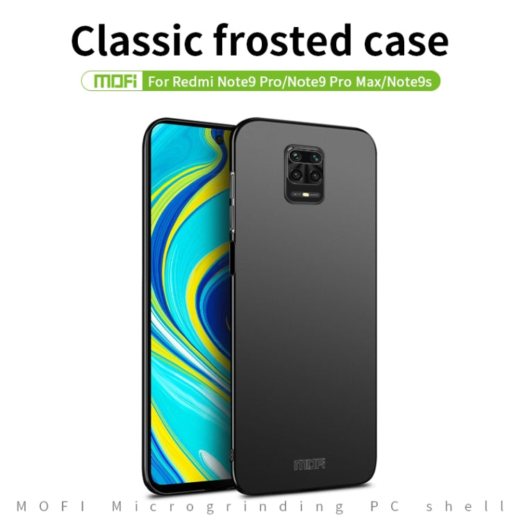For Xiaomi RedMi Note9S/Note9Pro  MOFI Frosted PC Ultra-thin Hard C(Blue) - Xiaomi Cases by MOFI | Online Shopping South Africa | PMC TechLife | Buy Now Pay Later Mobicred