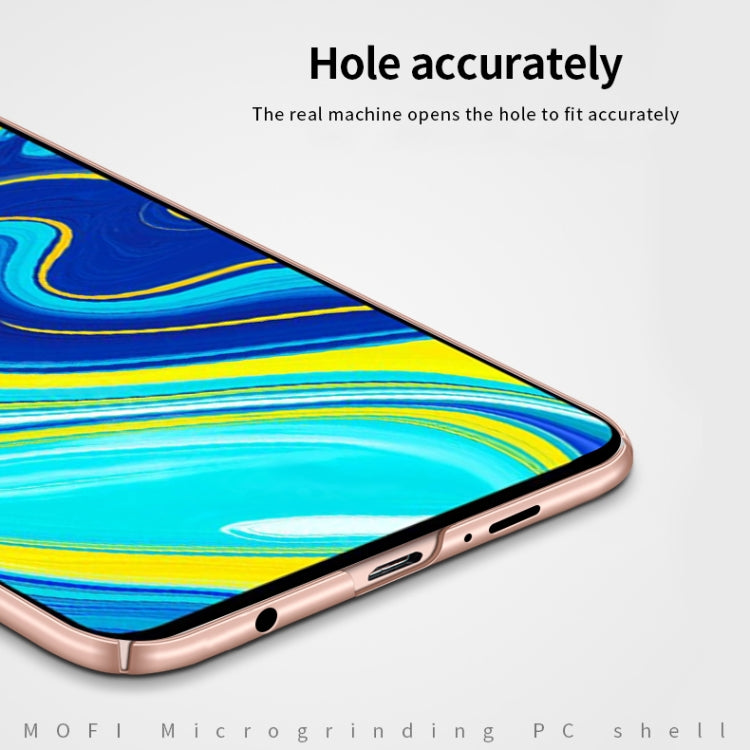 For Xiaomi RedMi Note9S/Note9Pro  MOFI Frosted PC Ultra-thin Hard C(Blue) - Xiaomi Cases by MOFI | Online Shopping South Africa | PMC TechLife | Buy Now Pay Later Mobicred