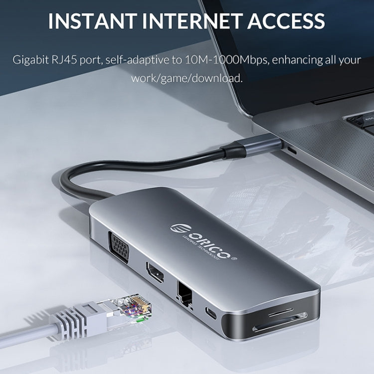 ORICO MC-U111P  11 in 1 Multifunction Docking Station - free shipping - PMC Jewellery - Order now!