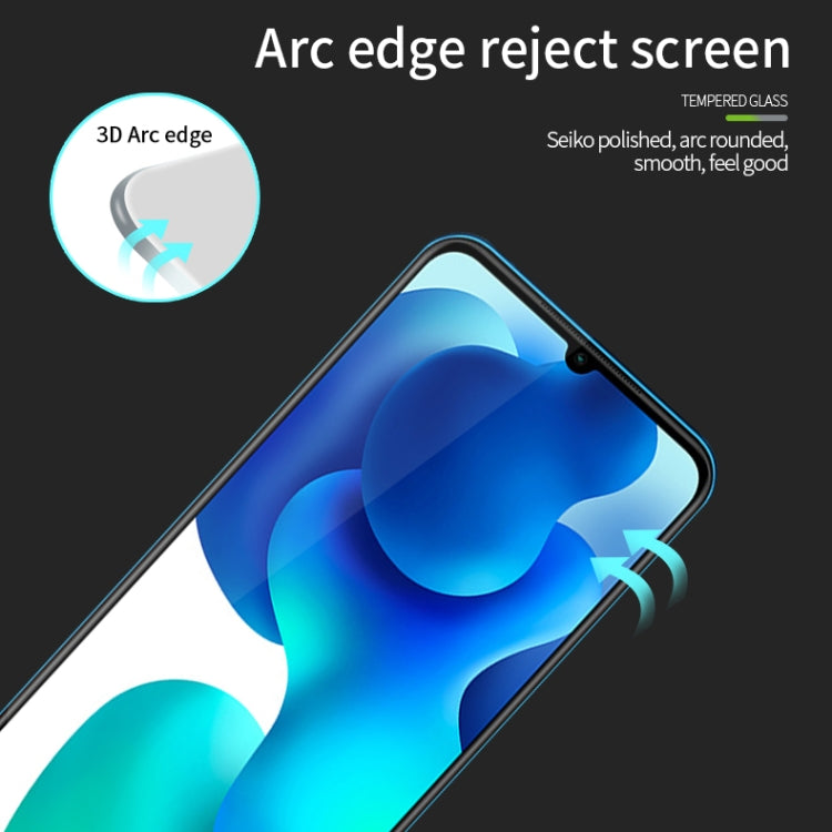 For Xiaomi Mi 10 Lite MOFI 9H 3D Explosion-proof Curved Screen Tempered Glass Film(Black) -  by MOFI | Online Shopping South Africa | PMC Jewellery