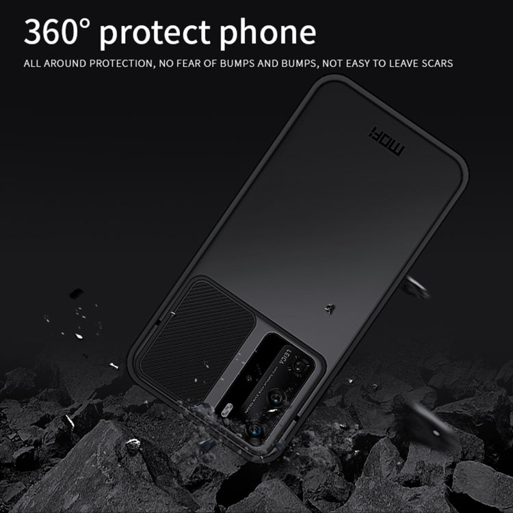 For Huawei P40 Pro MOFI Xing Dun Series PC + TPU Anti-peep Waterproof And Anti-drop All-inclusive Protective Shell, Translucent Frosted(Purple) - Huawei Cases by MOFI | Online Shopping South Africa | PMC TechLife