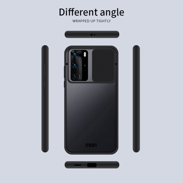 For Huawei P40 Pro MOFI Xing Dun Series PC + TPU Anti-peep Waterproof And Anti-drop All-inclusive Protective Shell, Translucent Frosted(Purple) - Huawei Cases by MOFI | Online Shopping South Africa | PMC TechLife