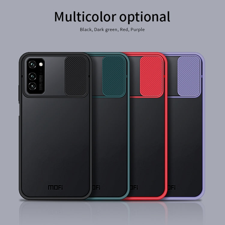 For Huawei HonorV30 MOFI Xing Dun Series PC + TPU Anti-peep Waterproof And Anti-drop All-inclusive Protective Shell, Translucent Frosted(Black) - Huawei Cases by MOFI | Online Shopping South Africa | PMC Jewellery