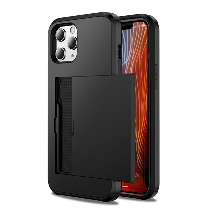 For iPhone 12 mini Shockproof Rugged Armor Protective Case with Card Slot(Dark Blue) - iPhone 12 mini Cases by PMC TechLife | Online Shopping South Africa | PMC TechLife