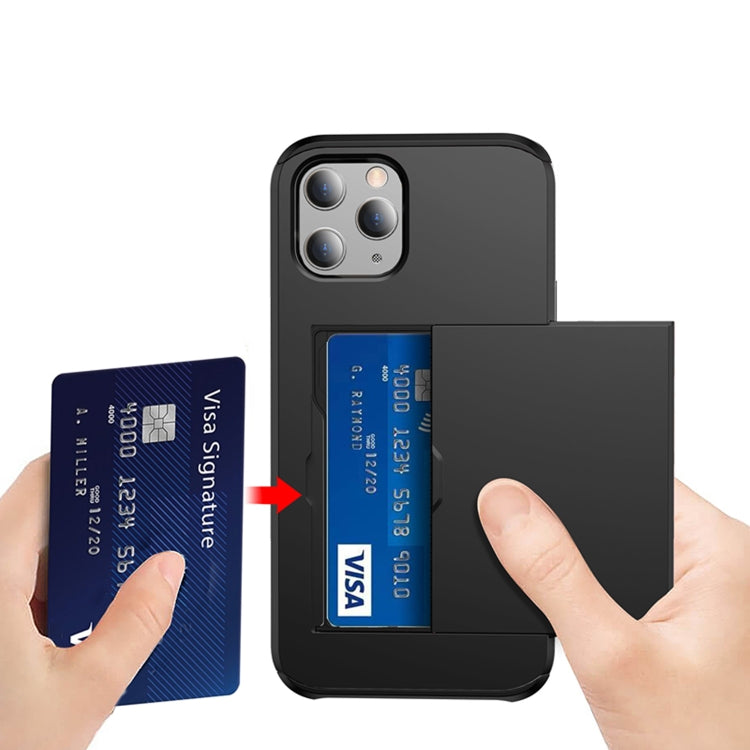 For iPhone 12 mini Shockproof Rugged Armor Protective Case with Card Slot(Dark Blue) - iPhone 12 mini Cases by PMC TechLife | Online Shopping South Africa | PMC TechLife