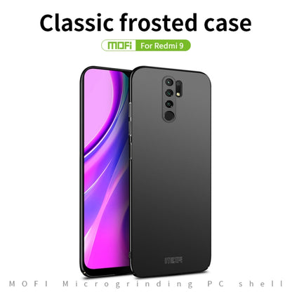 For Xiaomi Redmi 9 MOFI Frosted PC Ultra-thin Hard Case(Red) - Xiaomi Cases by MOFI | Online Shopping South Africa | PMC Jewellery