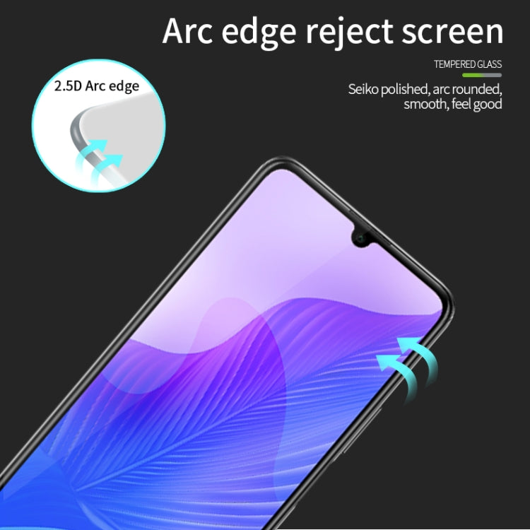 For Huawei Honor 30 Lite MOFI 9H 2.5D Full Screen Tempered Glass Film(Black) - Honor Tempered Glass by MOFI | Online Shopping South Africa | PMC Jewellery