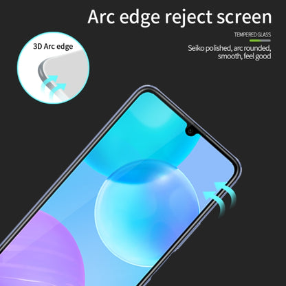 For Huawei Enjoy20 Pro/Honor30 Lite MOFI 9H 3D Explosion-proof Curved Screen Tempered Glass Film(Black) - Huawei Tempered Glass by MOFI | Online Shopping South Africa | PMC Jewellery