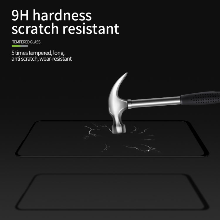 For Samsung Galaxy A51 MOFI 9H 3D Explosion-proof Curved Screen Tempered Glass Film(Black) - Galaxy Tempered Glass by MOFI | Online Shopping South Africa | PMC TechLife