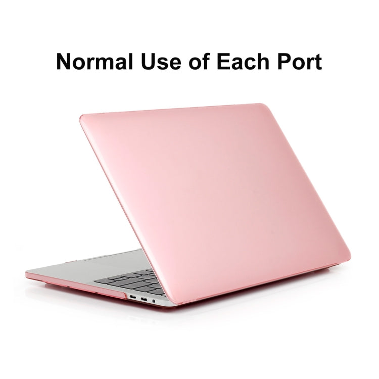 ENKAY Hat-Prince 3 in 1 For MacBook Pro 13 inch A2289 / A2251 (2020) Crystal Hard Shell Protective Case + Europe Version Ultra-thin TPU Keyboard Protector Cover + Anti-dust Plugs Set(Pink) - MacBook Pro Cases by ENKAY | Online Shopping South Africa | PMC Jewellery | Buy Now Pay Later Mobicred