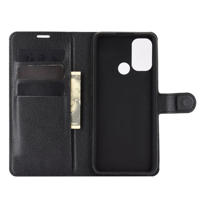 For OPPO A53 2020/OPPO A32 2020 Litchi Texture Horizontal Flip Protective Case with Holder & Card Slots & Wallet(Black) - OPPO Cases by PMC Jewellery | Online Shopping South Africa | PMC Jewellery | Buy Now Pay Later Mobicred