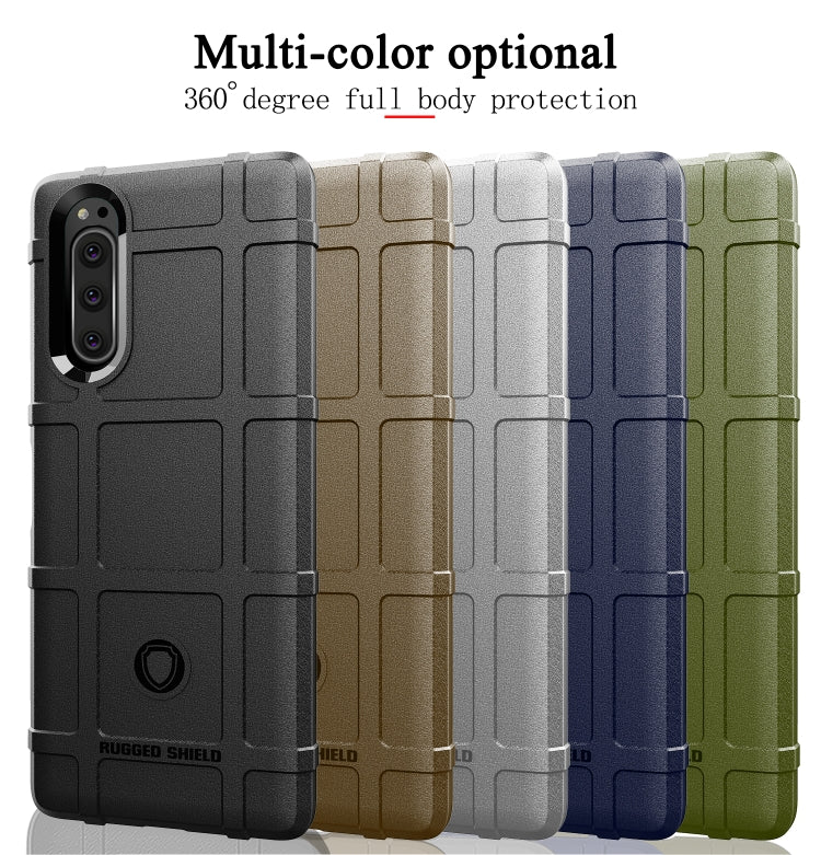 For Sony Xperia 5 II Full Coverage Shockproof TPU Case(Black) - Sony Cases by PMC TechLife | Online Shopping South Africa | PMC TechLife | Buy Now Pay Later Mobicred
