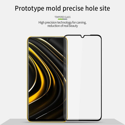 For Xiaomi Poco M3 MOFI 9H 2.5D Full Screen Tempered Glass Film(Black) -  by MOFI | Online Shopping South Africa | PMC Jewellery