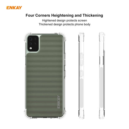 For LG K42 Hat-Prince ENKAY Clear TPU Shockproof Case Soft Anti-slip Cover - LG by ENKAY | Online Shopping South Africa | PMC Jewellery | Buy Now Pay Later Mobicred